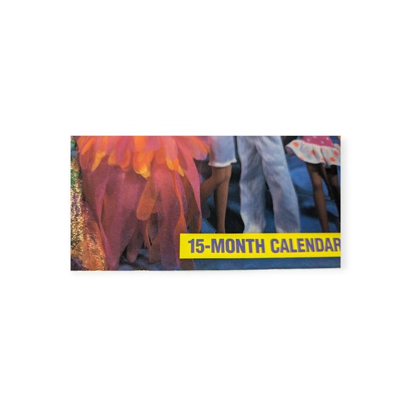 Vintage 1991 Calendar Exciting World of Barbie-Sneak Preview See What's New - Picture 5 of 16